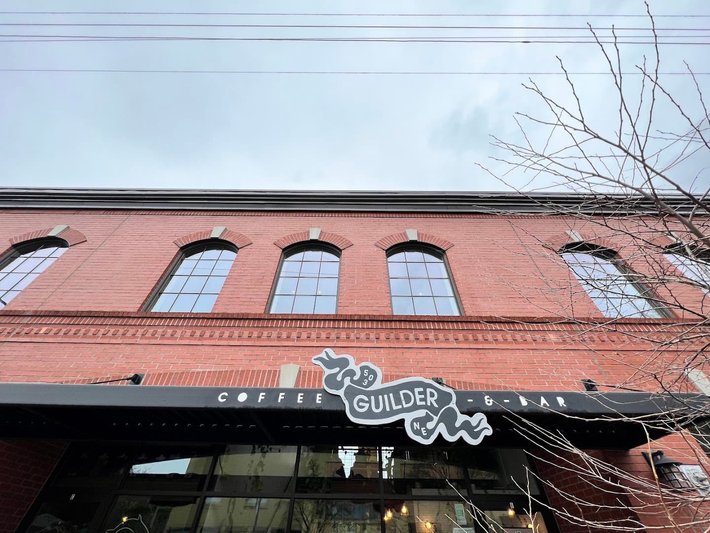 Storefront of Guilder Coffee Company - Alameda Neighborhood, specialty coffee shop in Portland