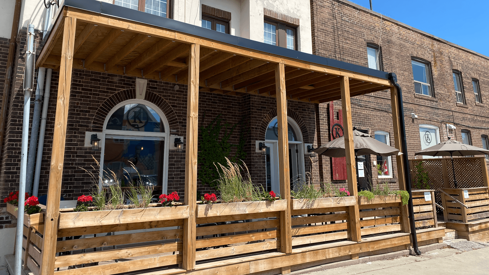 Storefront of Krave Coffee, specialty coffee shop in Toronto