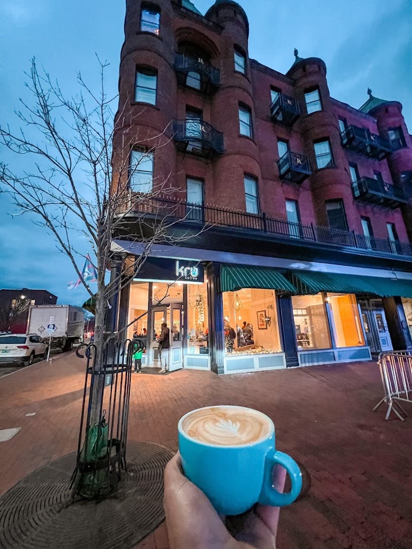 Kru Coffee Collective - specialty coffee shop in Church Street Marketplace