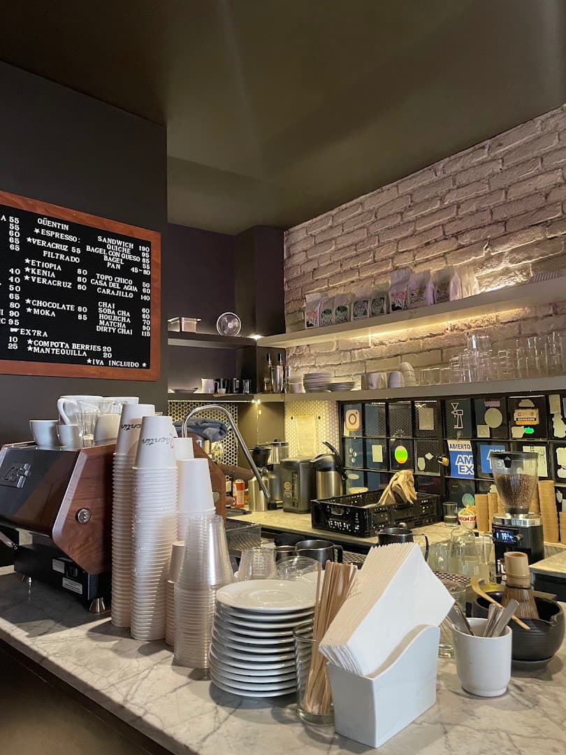 Qūentin Café - specialty coffee shop in Mexico City