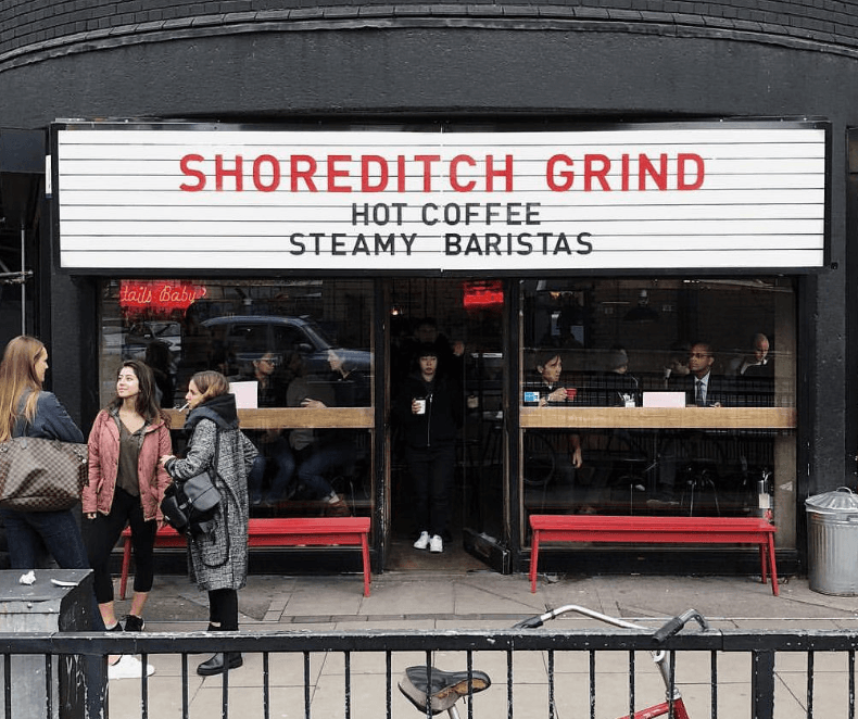 Grind - specialty coffee shop in Shoreditch