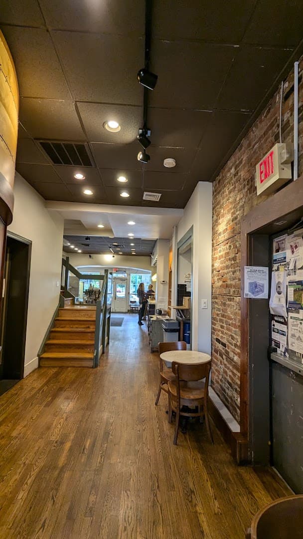 Interior of Chestnut Hill Coffee Co, specialty coffee shop in Philadelphia