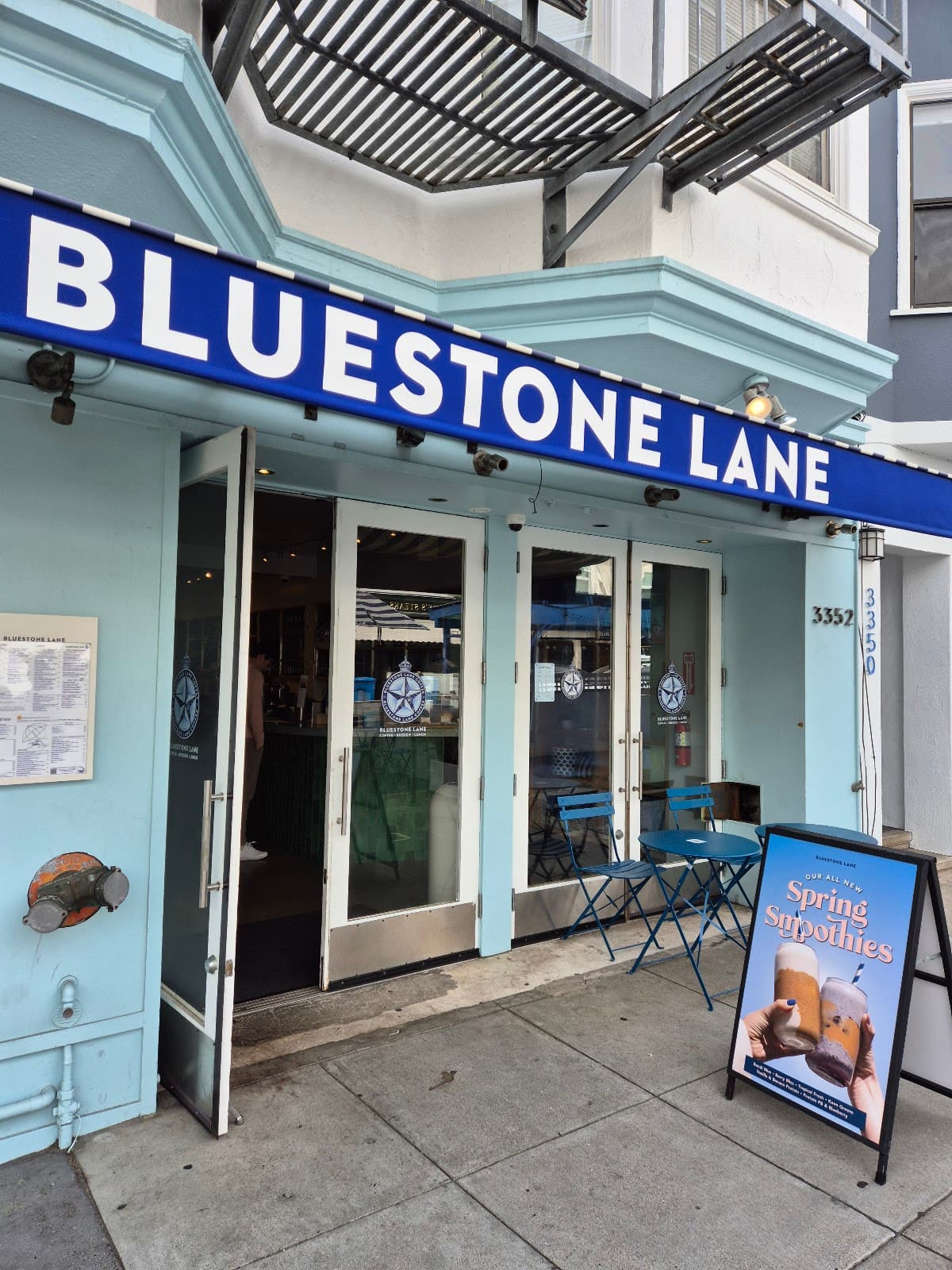 Bluestone Lane - Steiner St Café - specialty coffee shop in Marina District