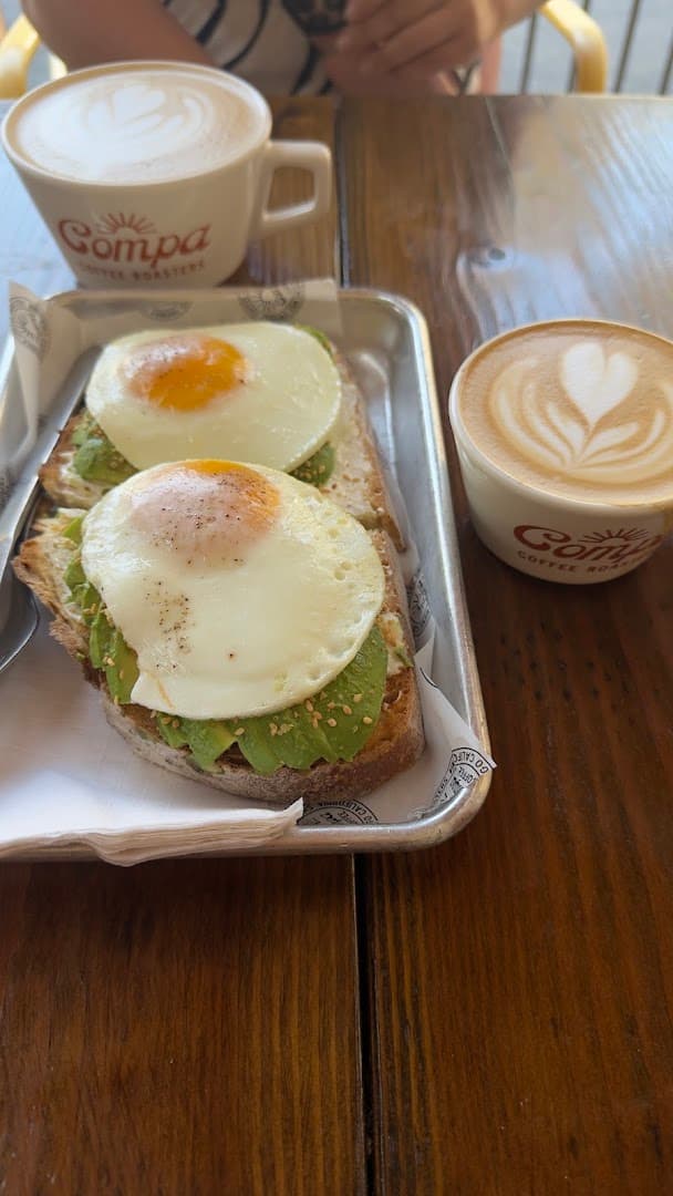 Food at COMPA COFFEE ROASTERS, specialty coffee shop in San Diego