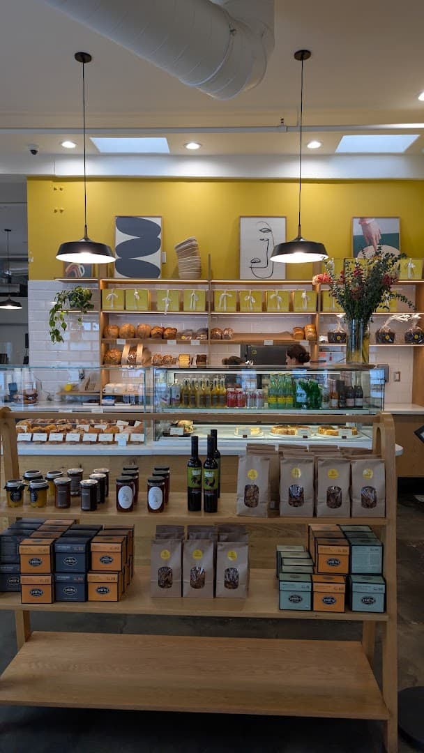 Interior of Bree'Osh, specialty coffee shop in Santa Barbara