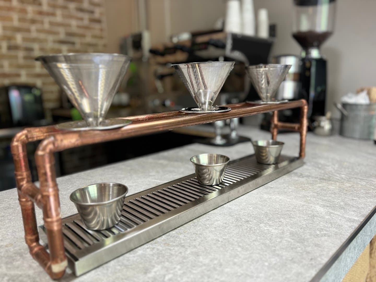 Interior of Sonoma café, specialty coffee shop in Mexico City