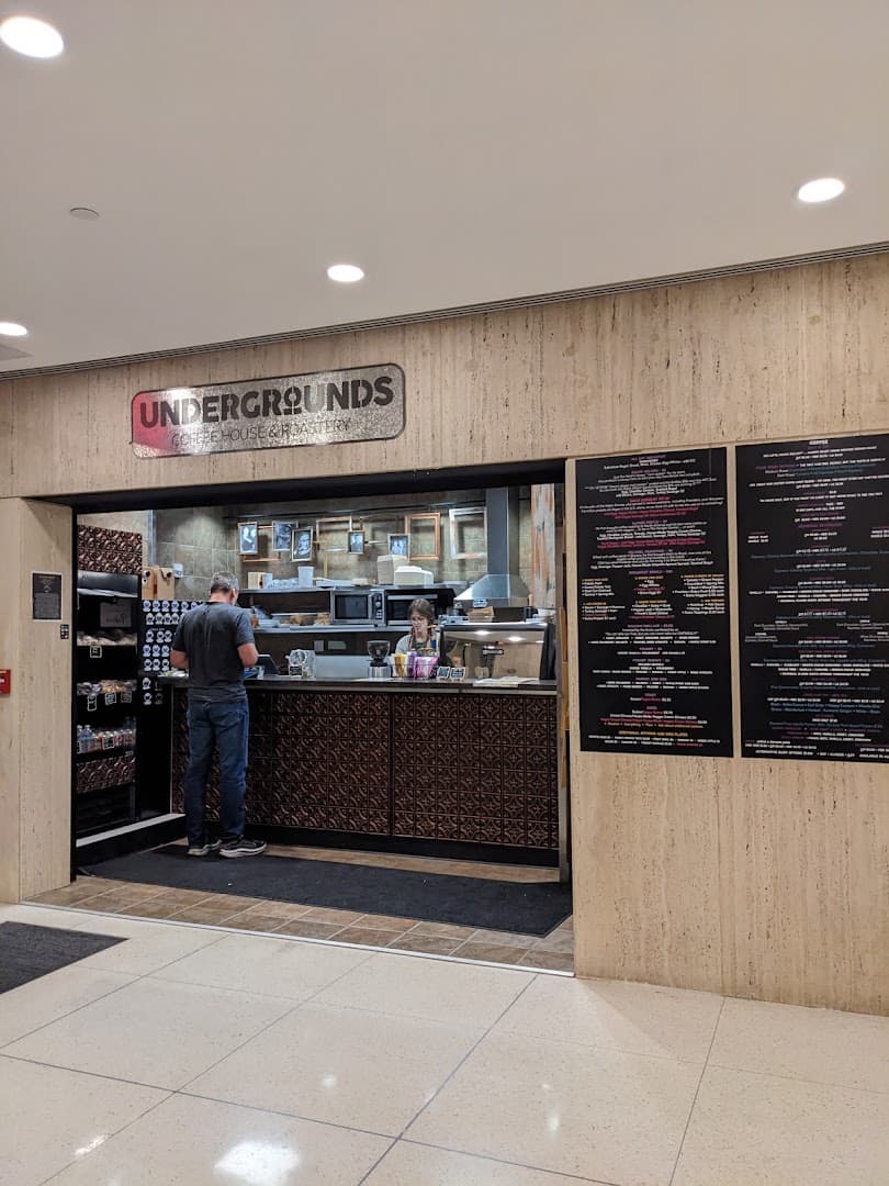 Storefront of Undergrounds Coffee Seneca One, specialty coffee shop in Buffalo