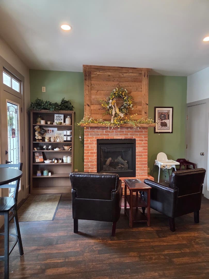Interior of Courtyard Cafe on Main, specialty coffee shop in Lancaster