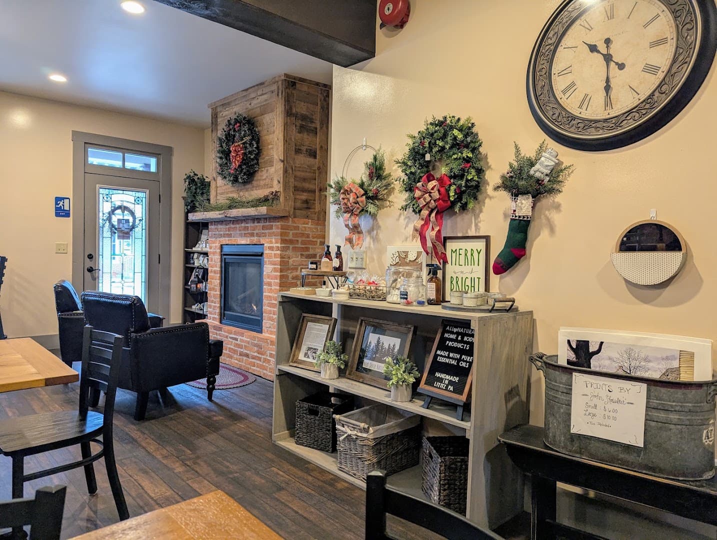 Interior of Courtyard Cafe on Main, specialty coffee shop in Lancaster