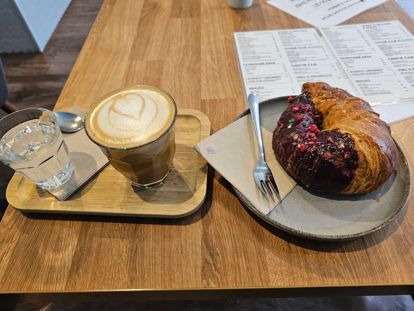 Coffee at Helen's coffee Hůrka, specialty coffee shop in Prague