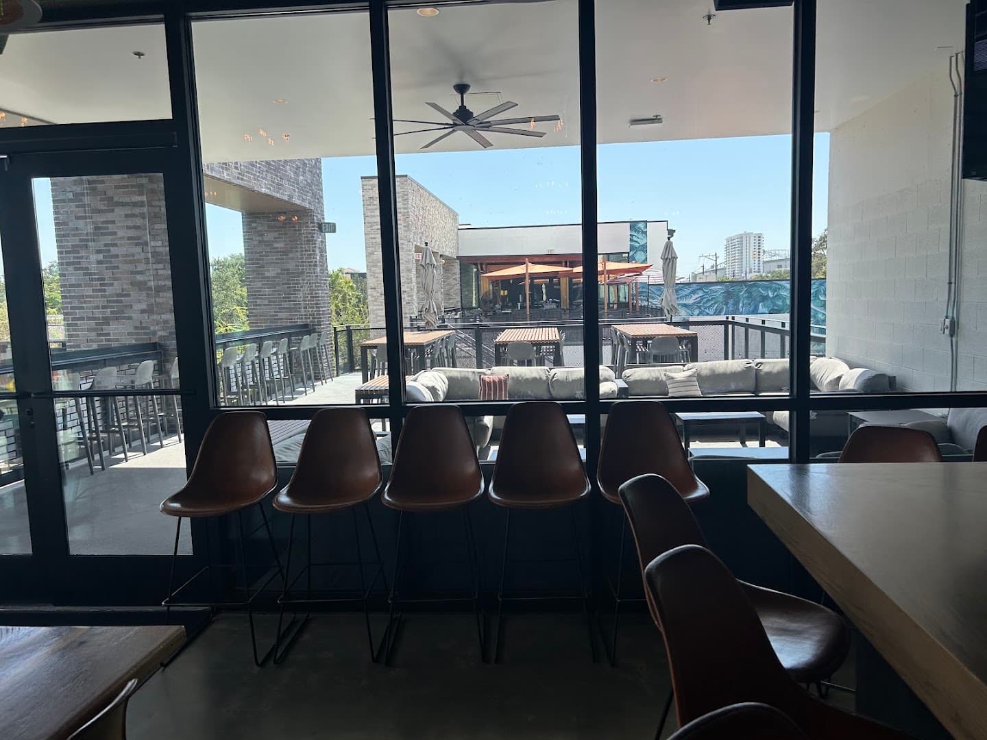 Interior of Hogg Batch Coffee Roastery, specialty coffee shop in Tampa-St. Petersburg