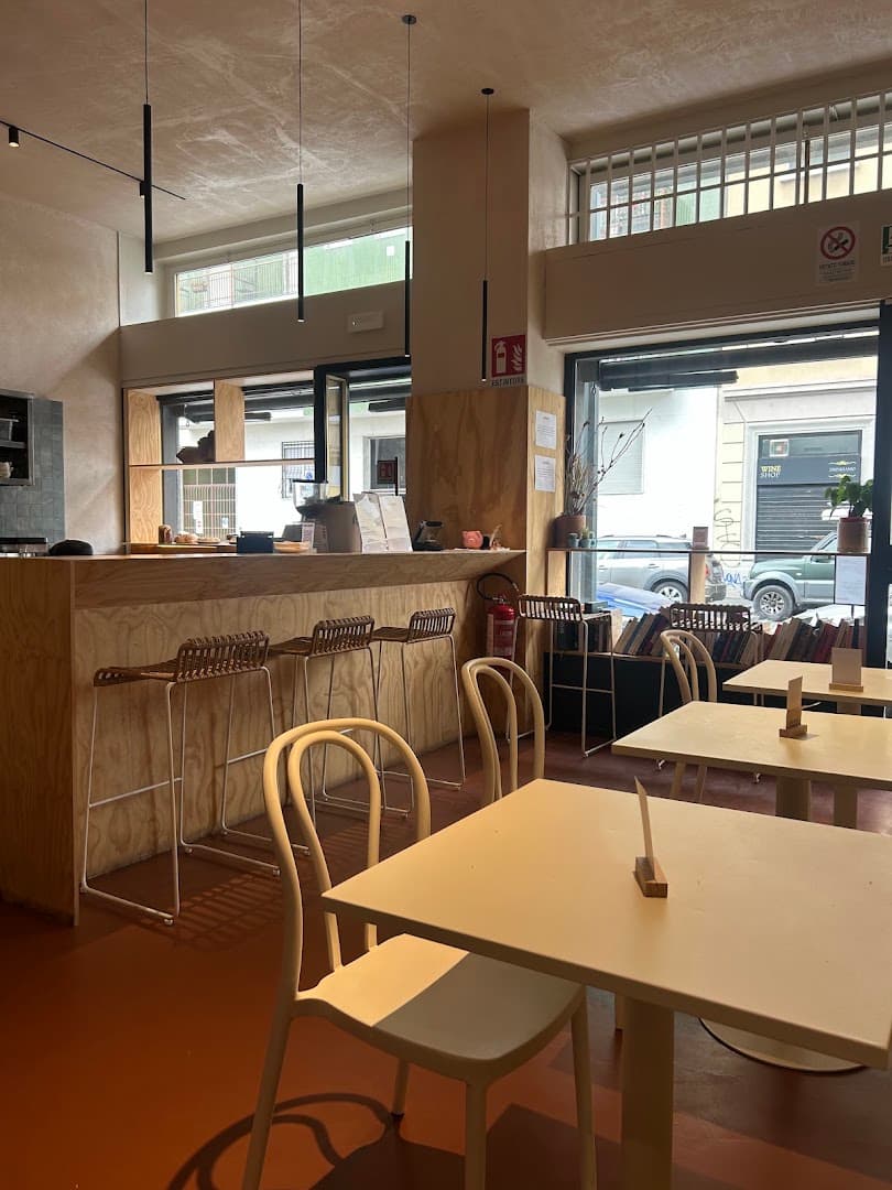 Interior of CASAMARRO', specialty coffee shop in Milan