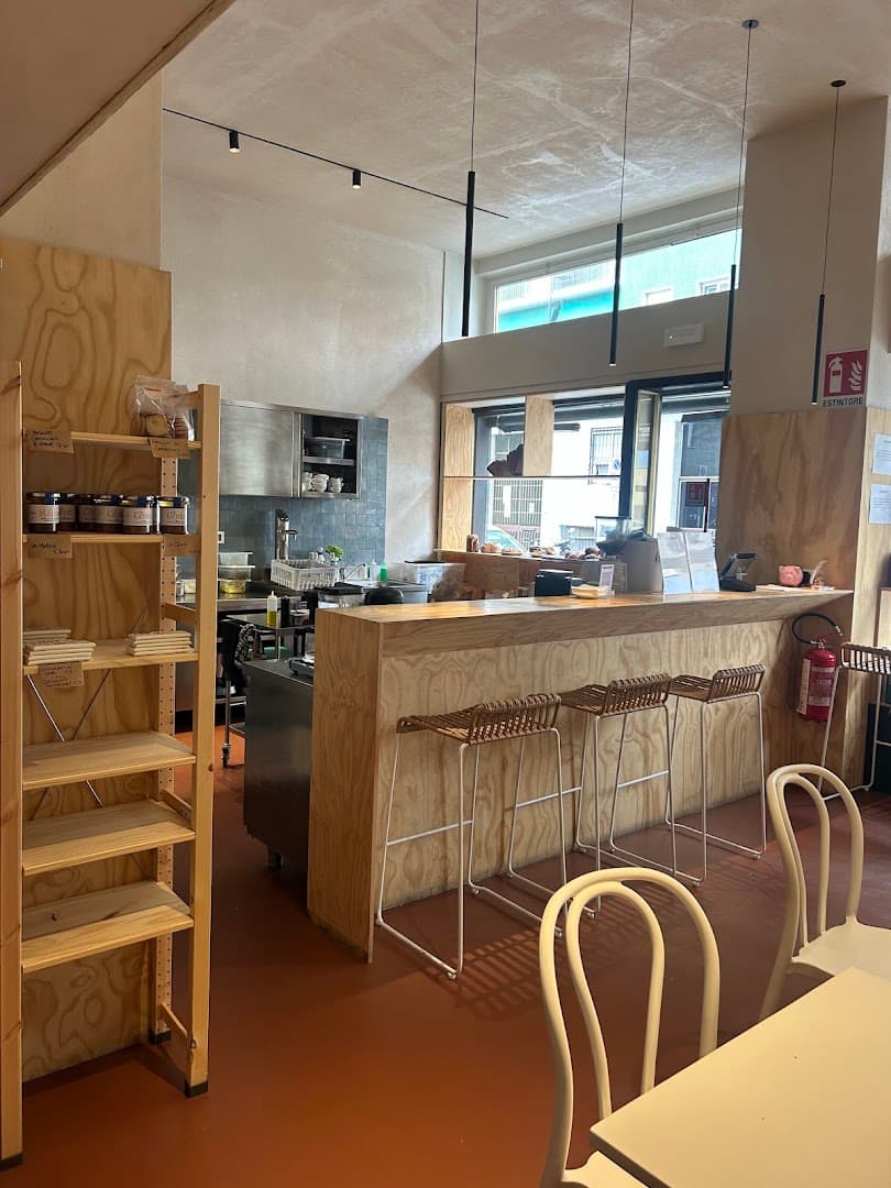 Interior of CASAMARRO', specialty coffee shop in Milan