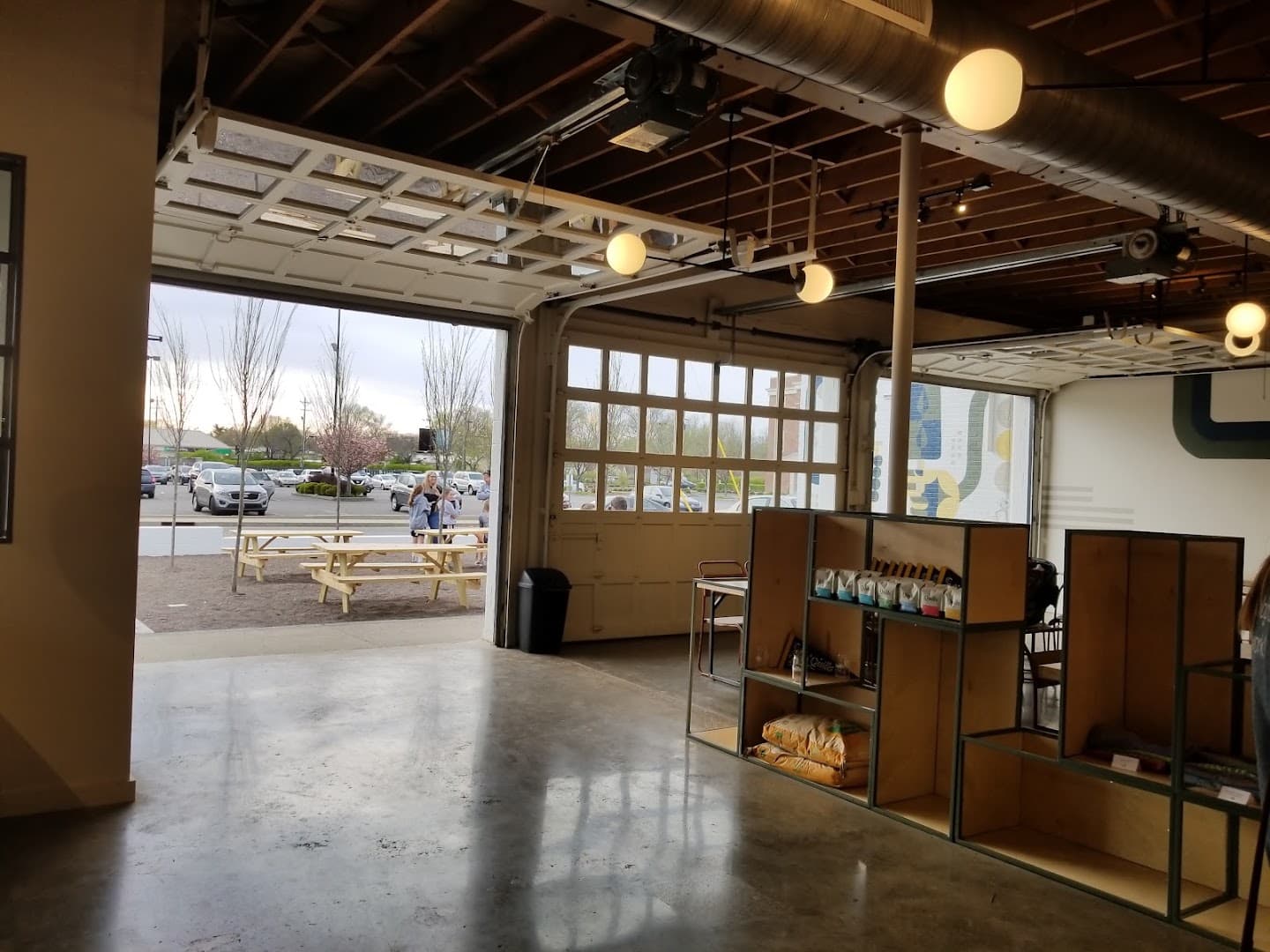 Interior of Quills Coffee, specialty coffee shop in Louisville