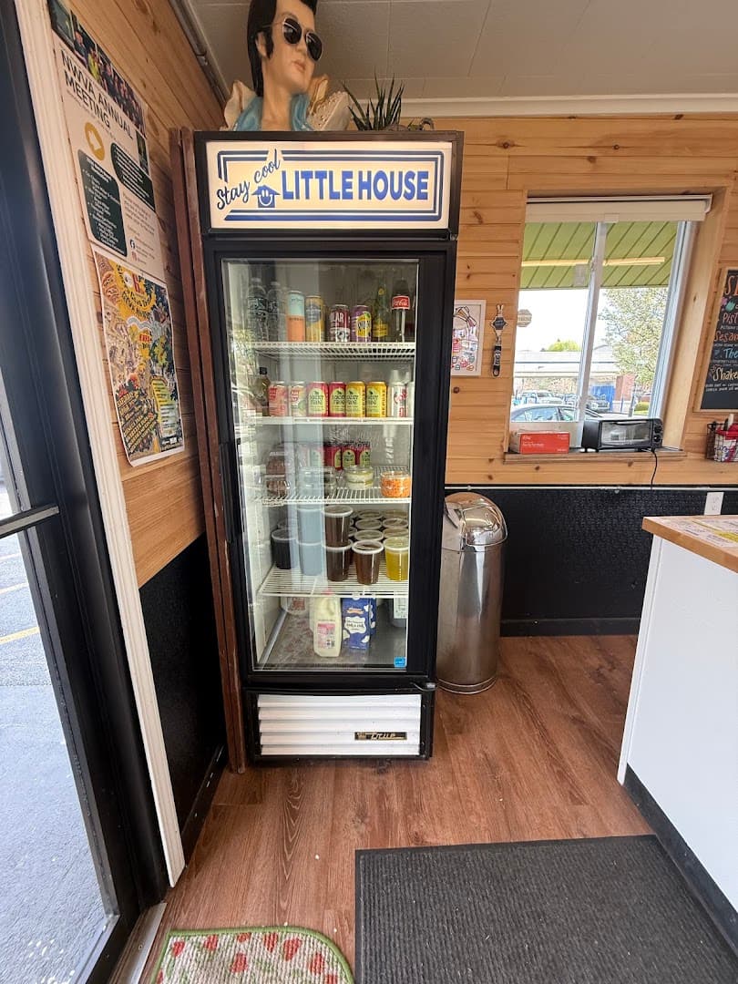 Interior of Little House Roc, specialty coffee shop in Rochester