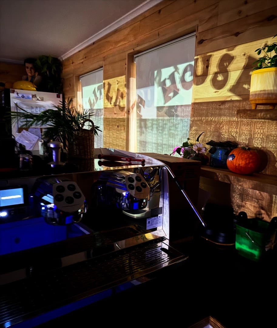 Interior of Little House Roc, specialty coffee shop in Rochester