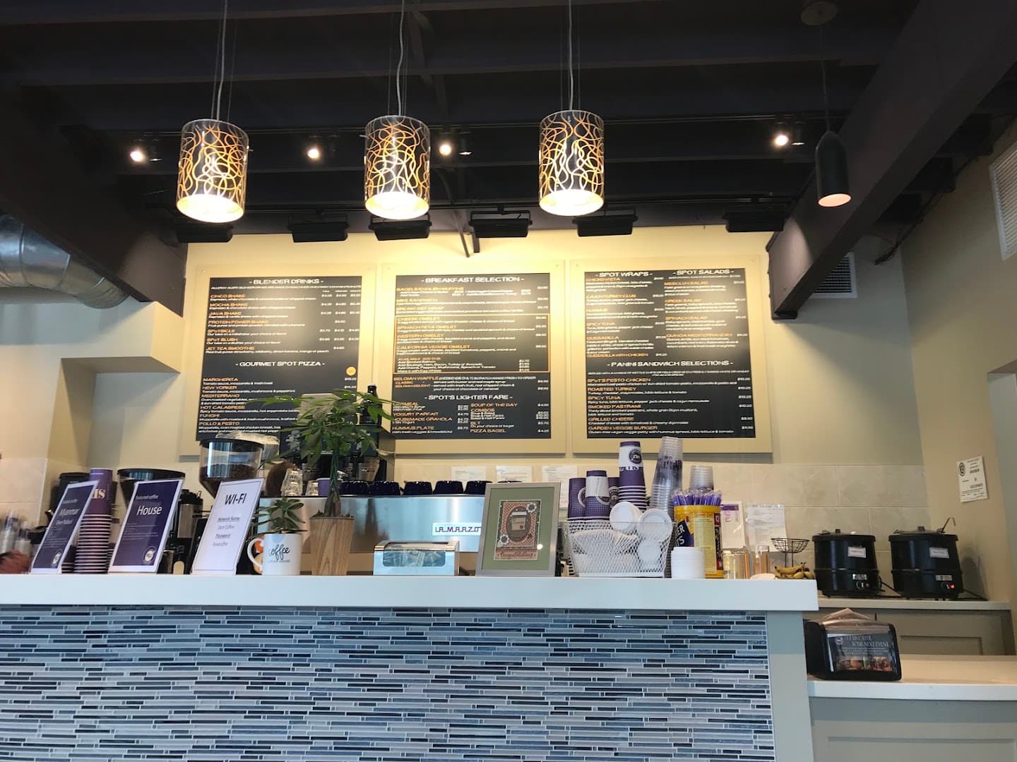 Interior of SPoT Coffee Amherst, specialty coffee shop in Buffalo