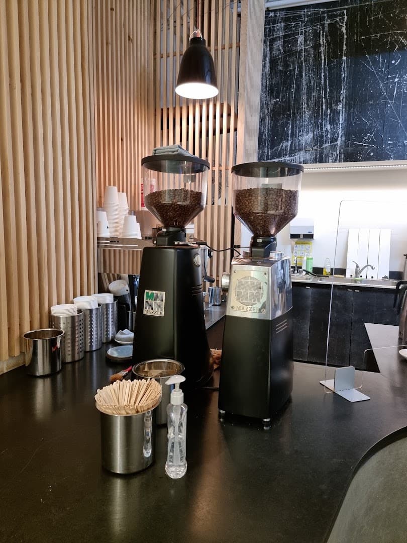 Interior of Sam James Coffee Bar - PATH, specialty coffee shop in Toronto