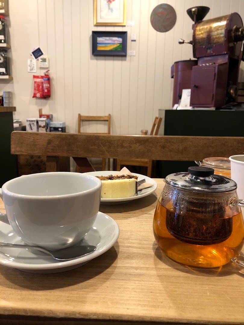 Interior of The Howdah Tea and Coffee Company, specialty coffee shop in Edinburgh