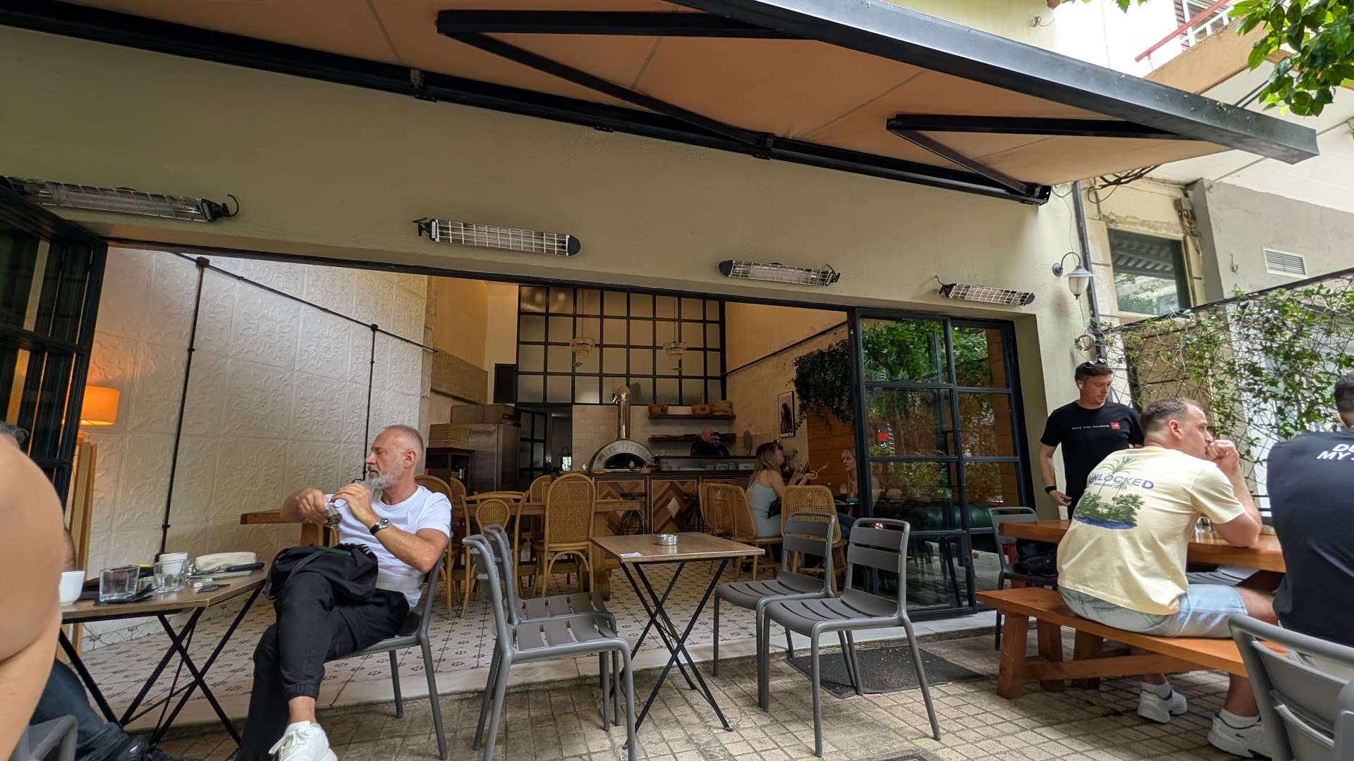 Storefront of Mind The Cup, specialty coffee shop in Athens