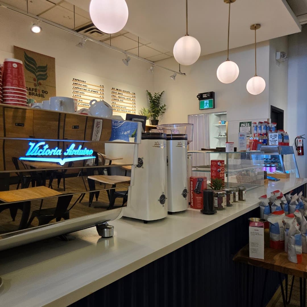 Interior of Propeller Coffee Co., specialty coffee shop in Toronto