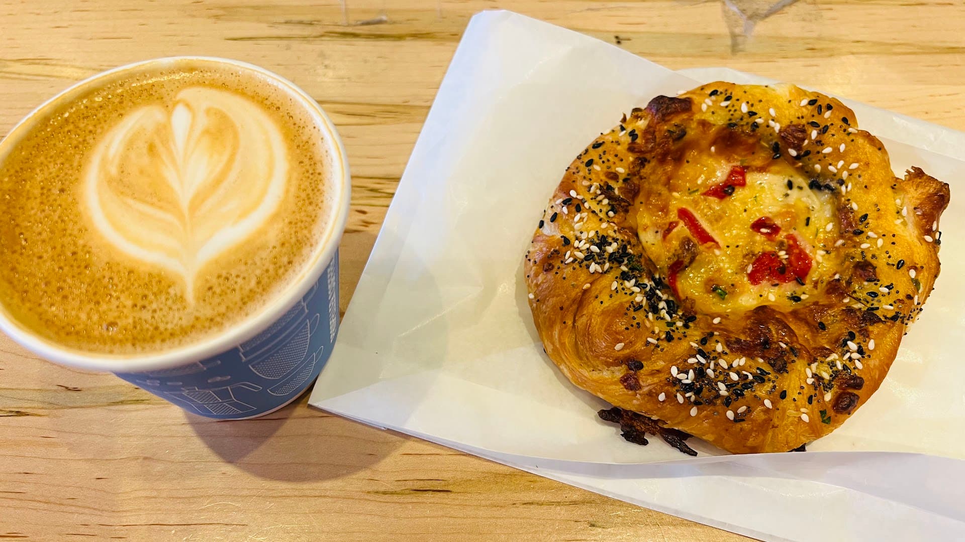 Coffee at Propeller Coffee Co., specialty coffee shop in Toronto