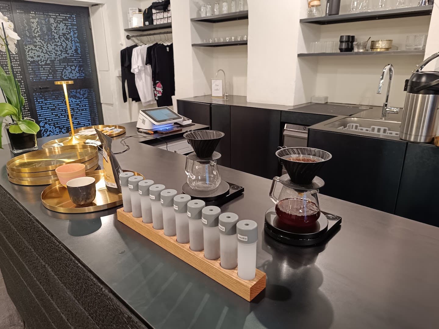 Interior of Bugan Coffee Lab - Via Vigevano - Milano, specialty coffee shop in Milan