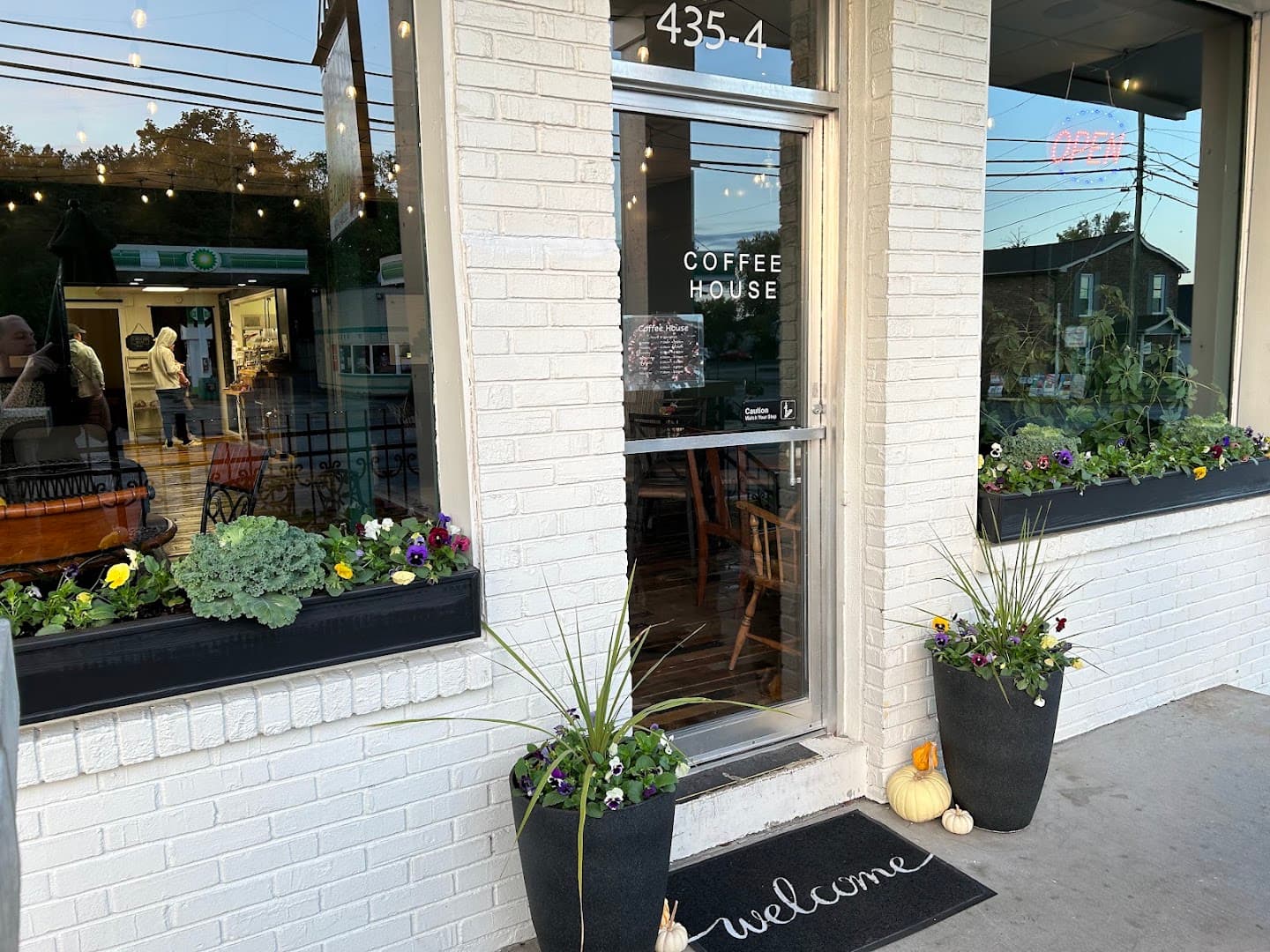 Storefront of The Local Press Coffee, specialty coffee shop in Louisville
