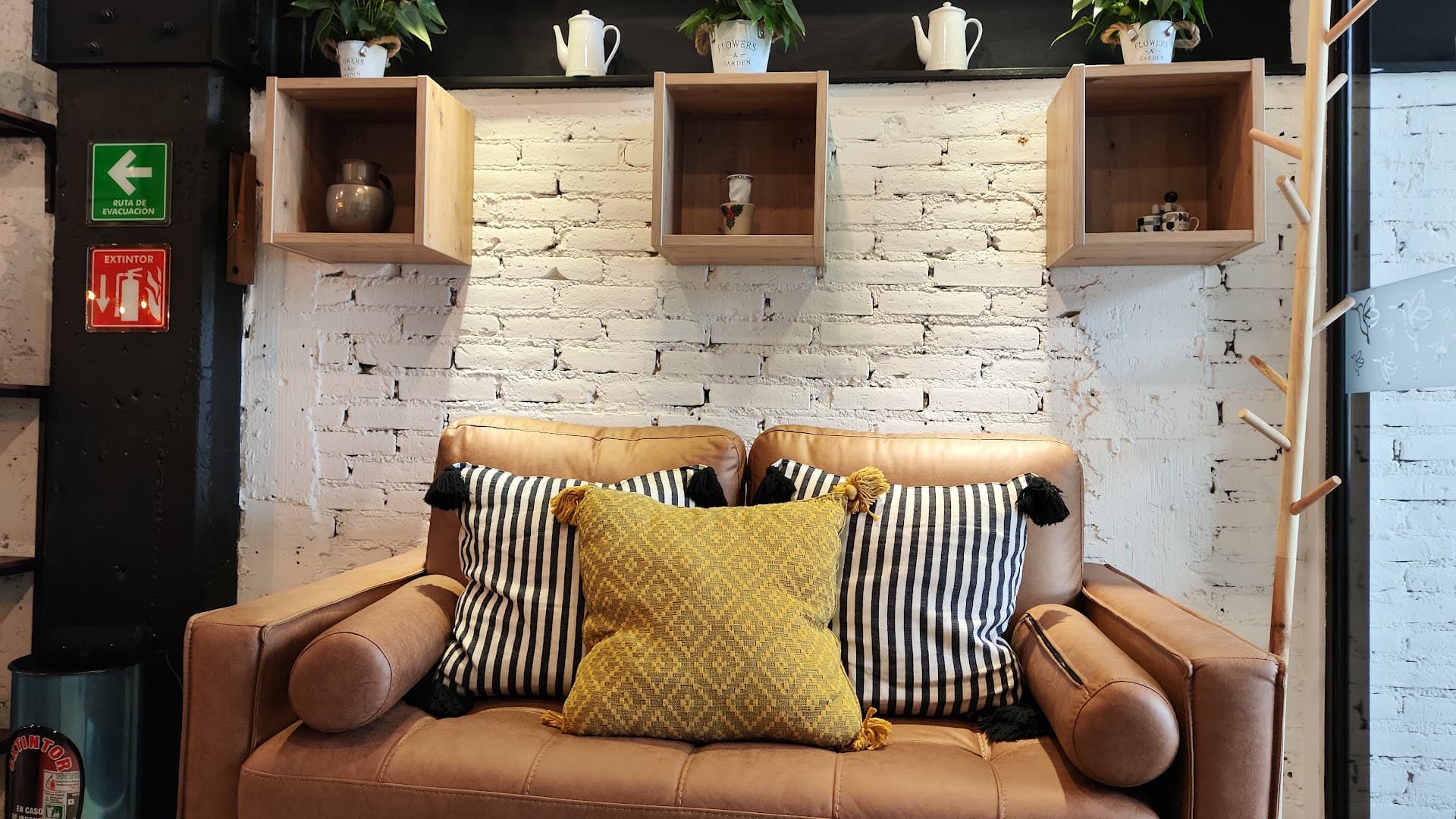 Interior of Padre Café, specialty coffee shop in Mexico City