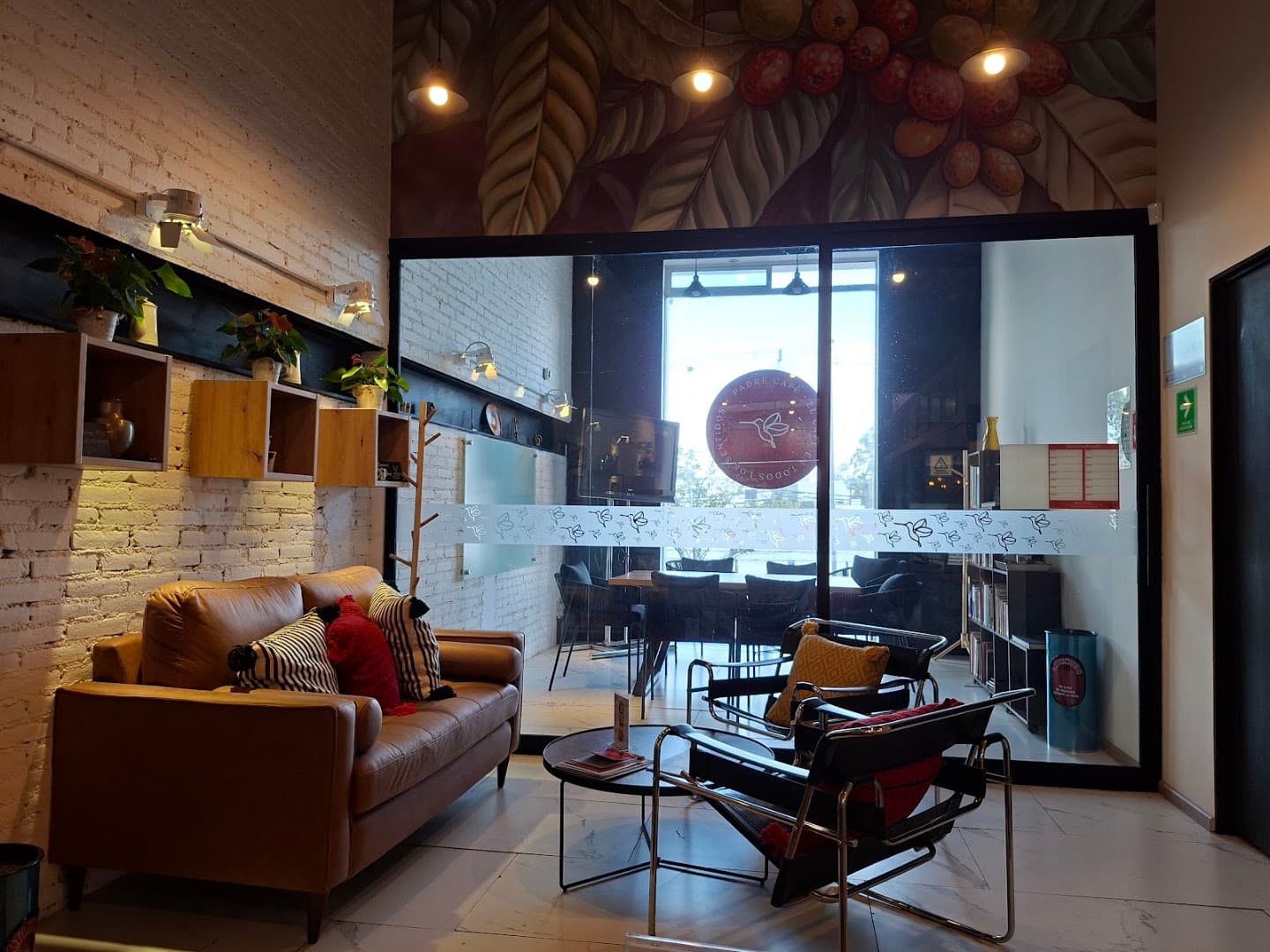 Interior of Padre Café, specialty coffee shop in Mexico City