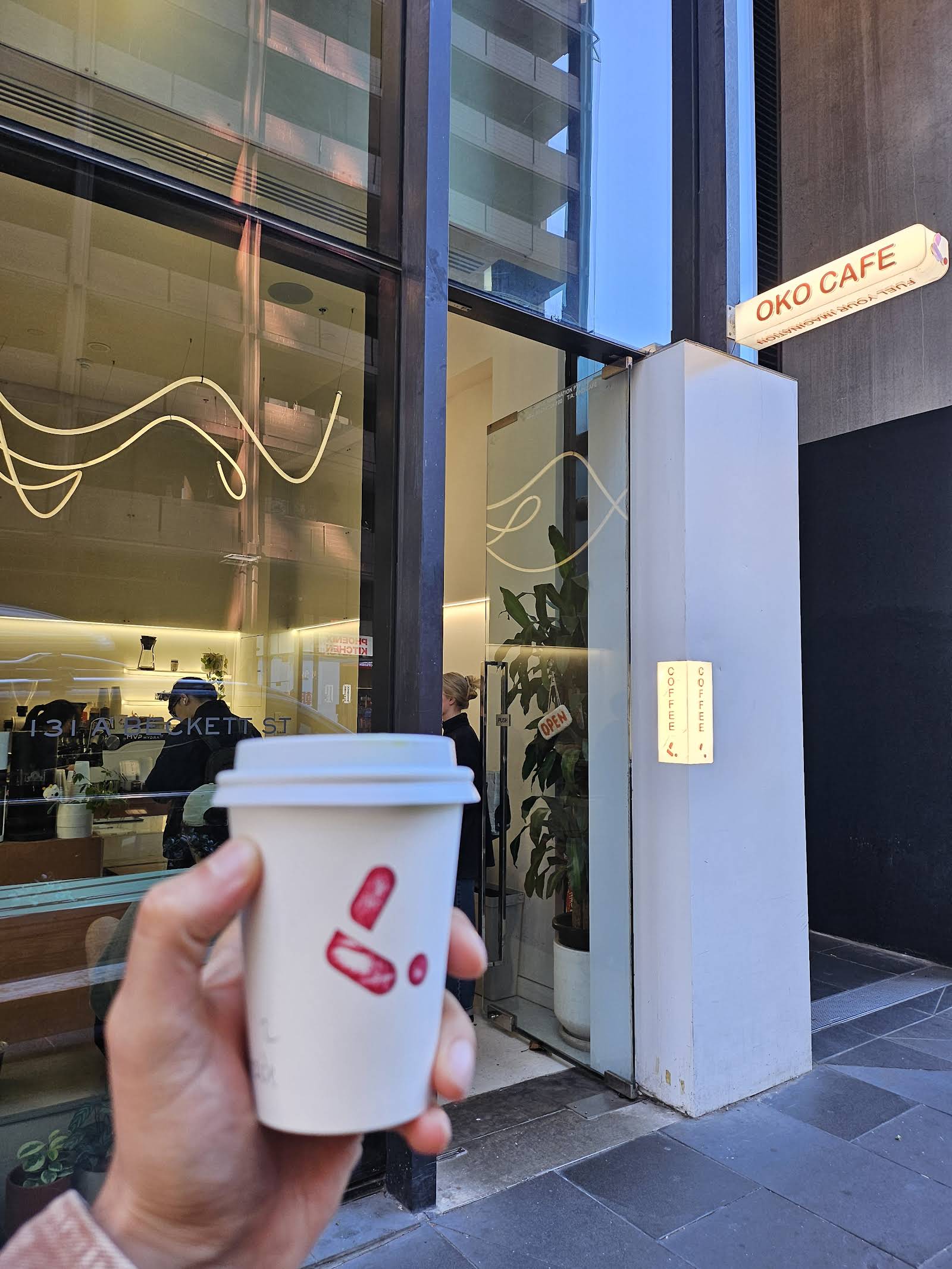 OKO Cafe - specialty coffee shop in Melbourne CBD