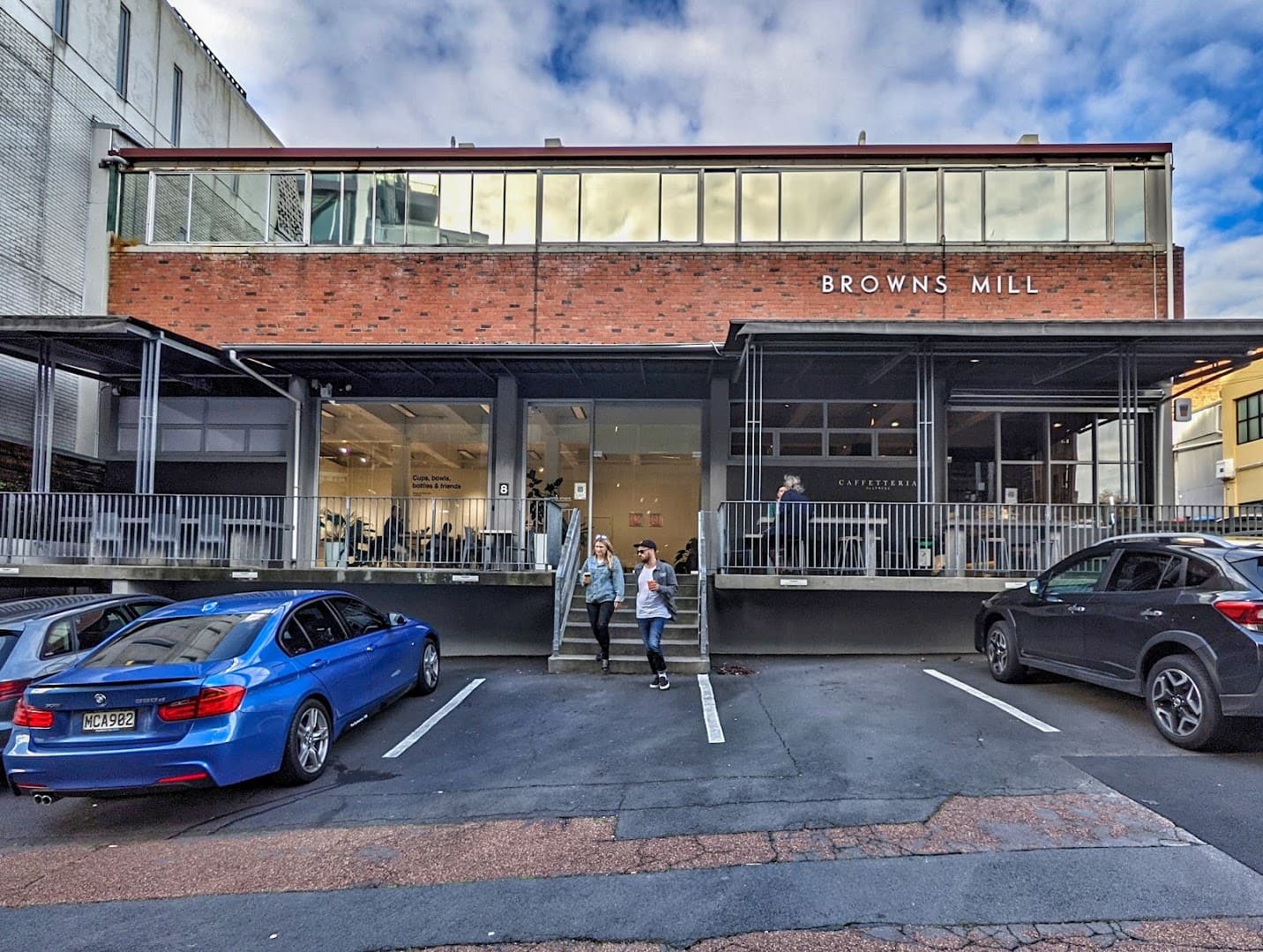 Storefront of Allpress Roastery, specialty coffee shop in Auckland