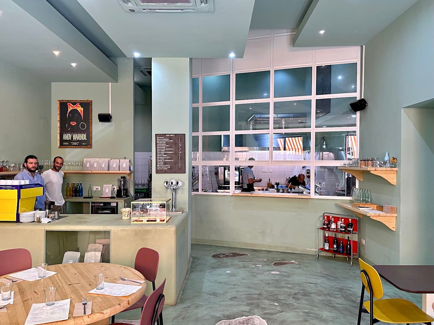 Interior of Casa Matti - Caffè Specialty, specialty coffee shop in Rome