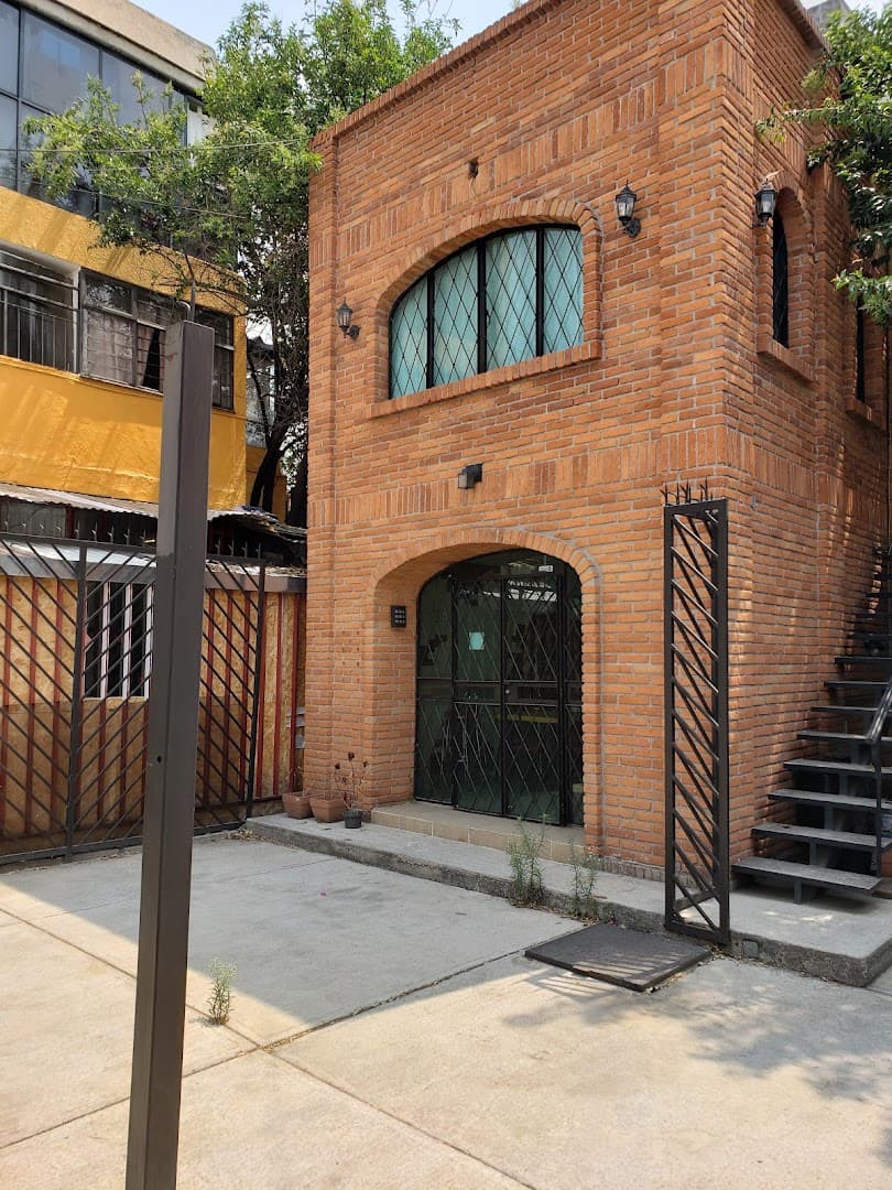 Storefront of Pólvora Café, specialty coffee shop in Mexico City