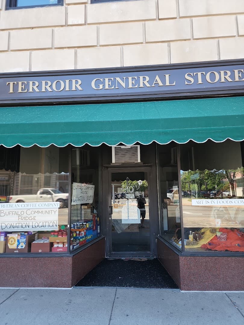 Storefront of TrueBean Coffee Co., specialty coffee shop in Buffalo