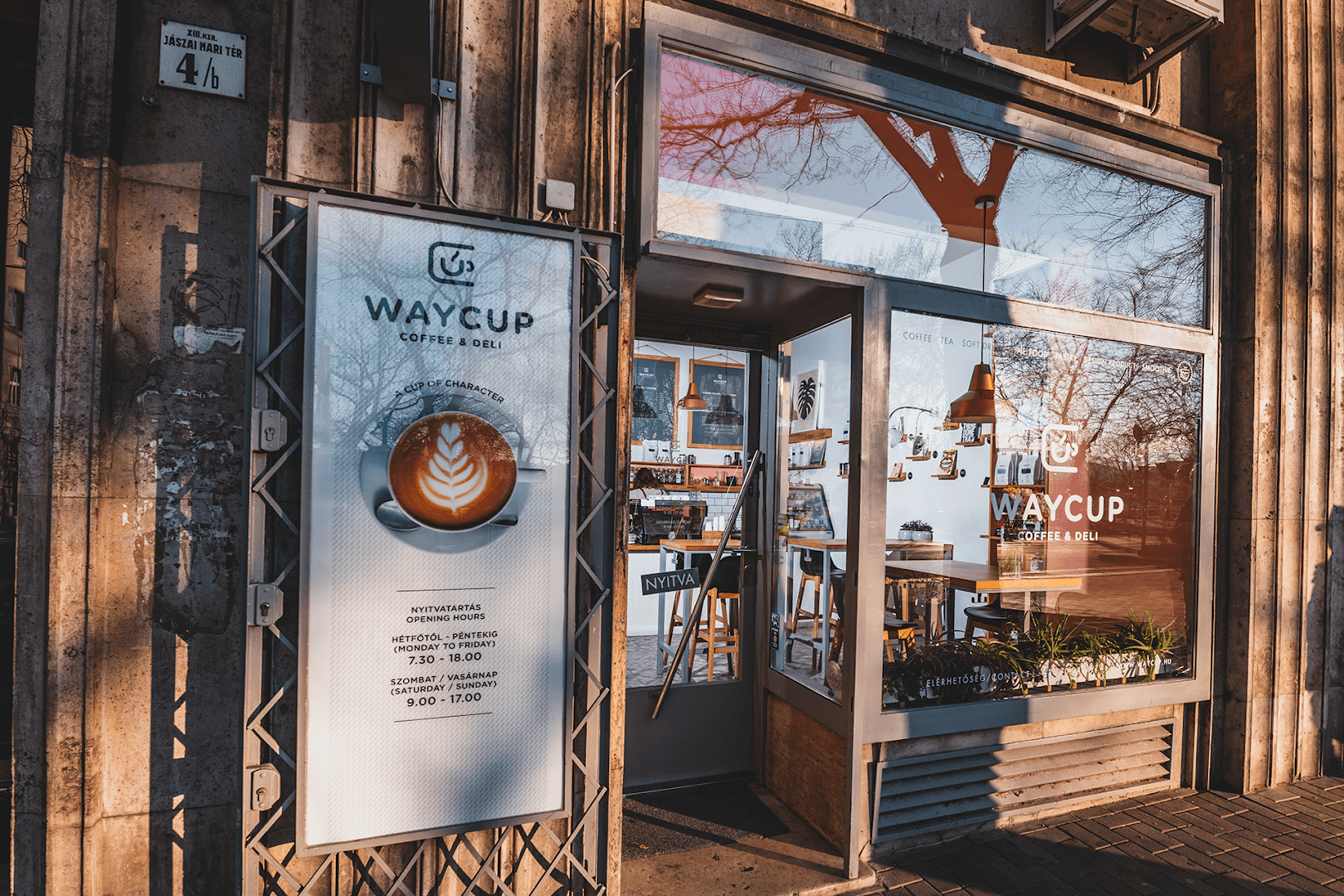 Waycup kávézó / Specialty coffee shop - specialty coffee shop in XIII. kerület