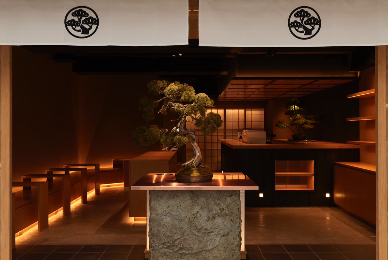 Interior of BONGEN COFFEE Tokyo Nihonbashi, specialty coffee shop in Tokyo