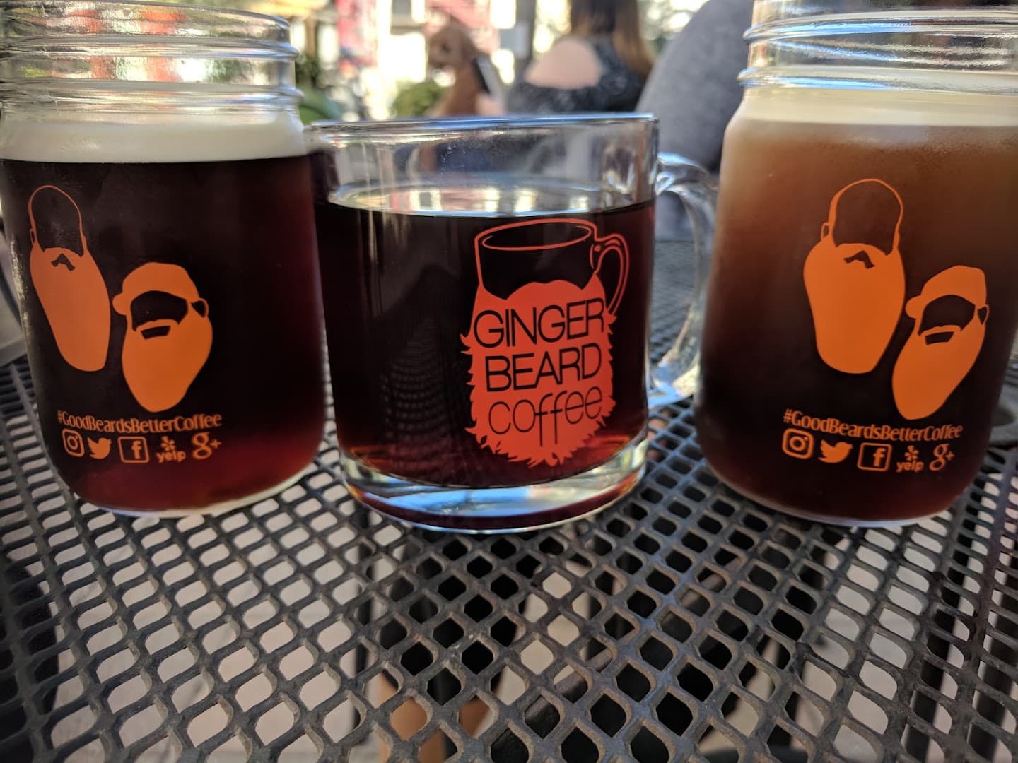 Coffee at Ginger Beard Coffee, specialty coffee shop in Tampa-St. Petersburg