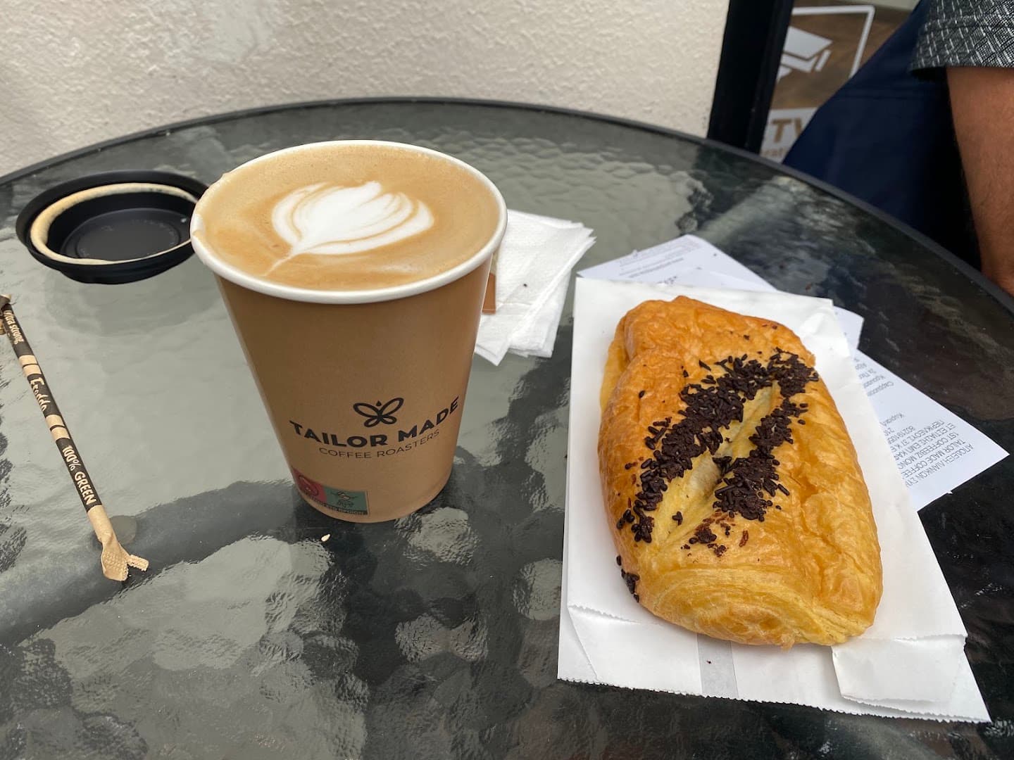 Coffee at Tailor Made Coffee Roasters, specialty coffee shop in Athens