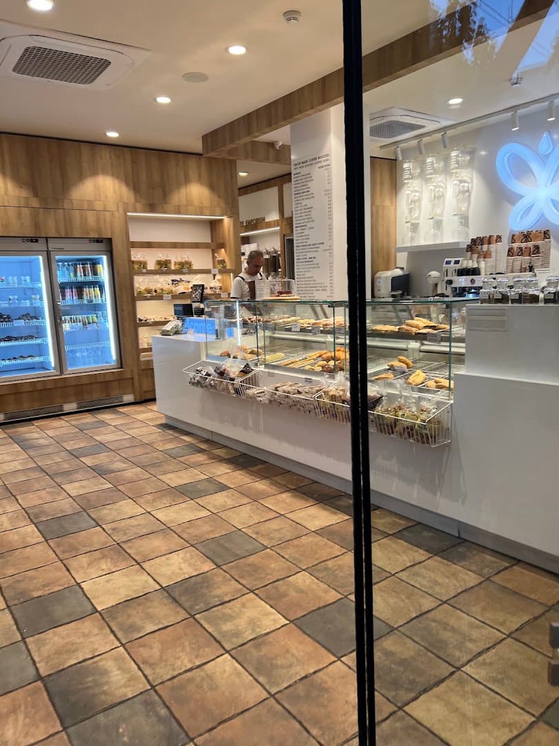 Interior of Tailor Made Coffee Roasters, specialty coffee shop in Athens