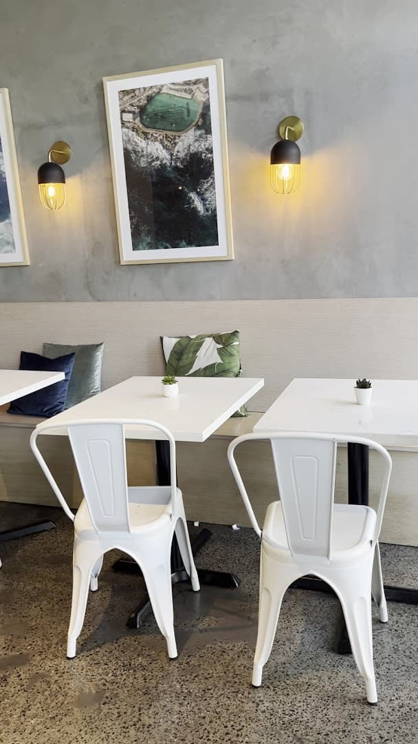 Interior of Bluestone Lane Jersey City Coffee Shop, specialty coffee shop in New York