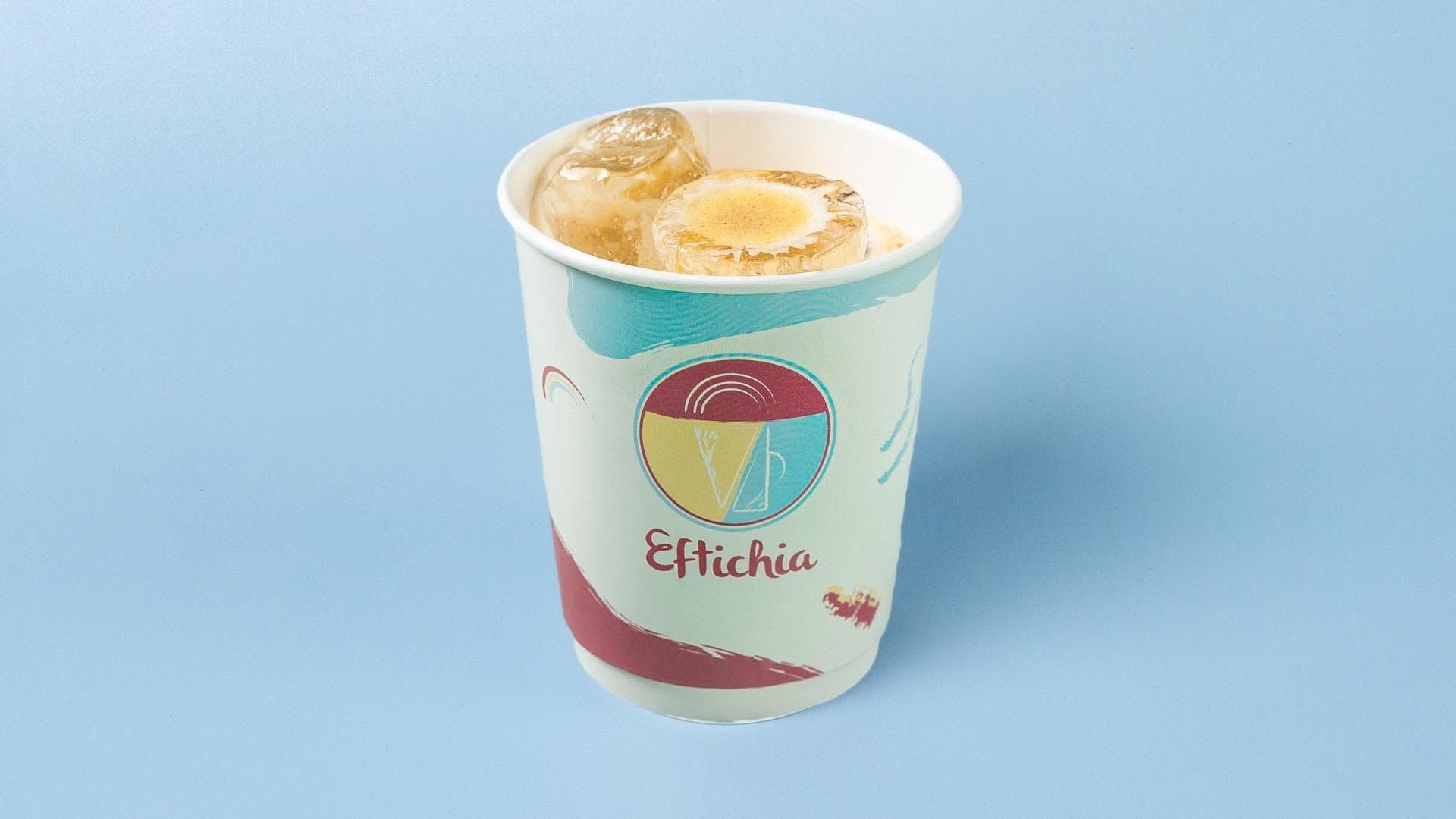 Coffee at Eftichia Coffee & Ice Cream, specialty coffee shop in Athens