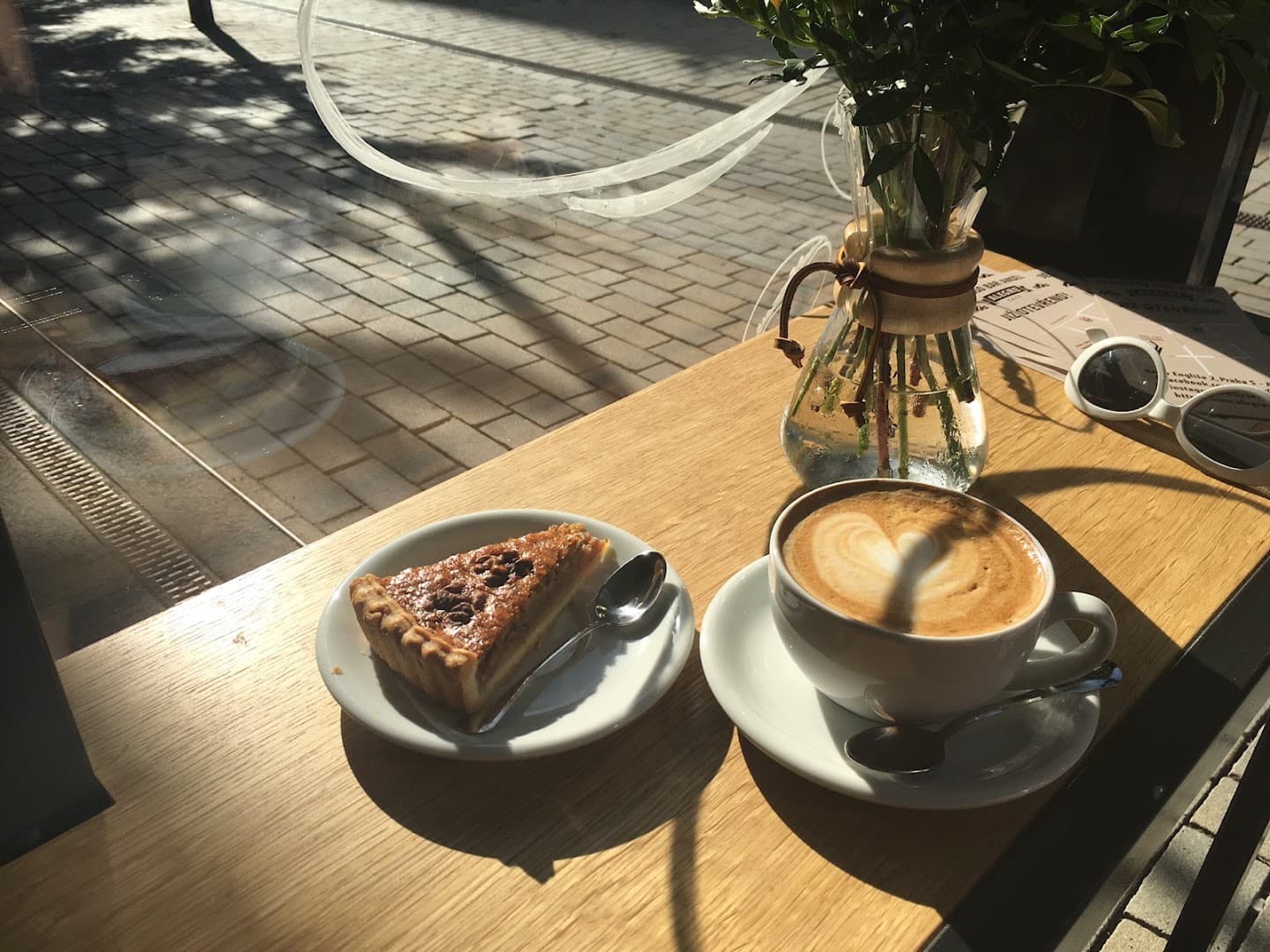 Coffee at Café Alegre, specialty coffee shop in Prague