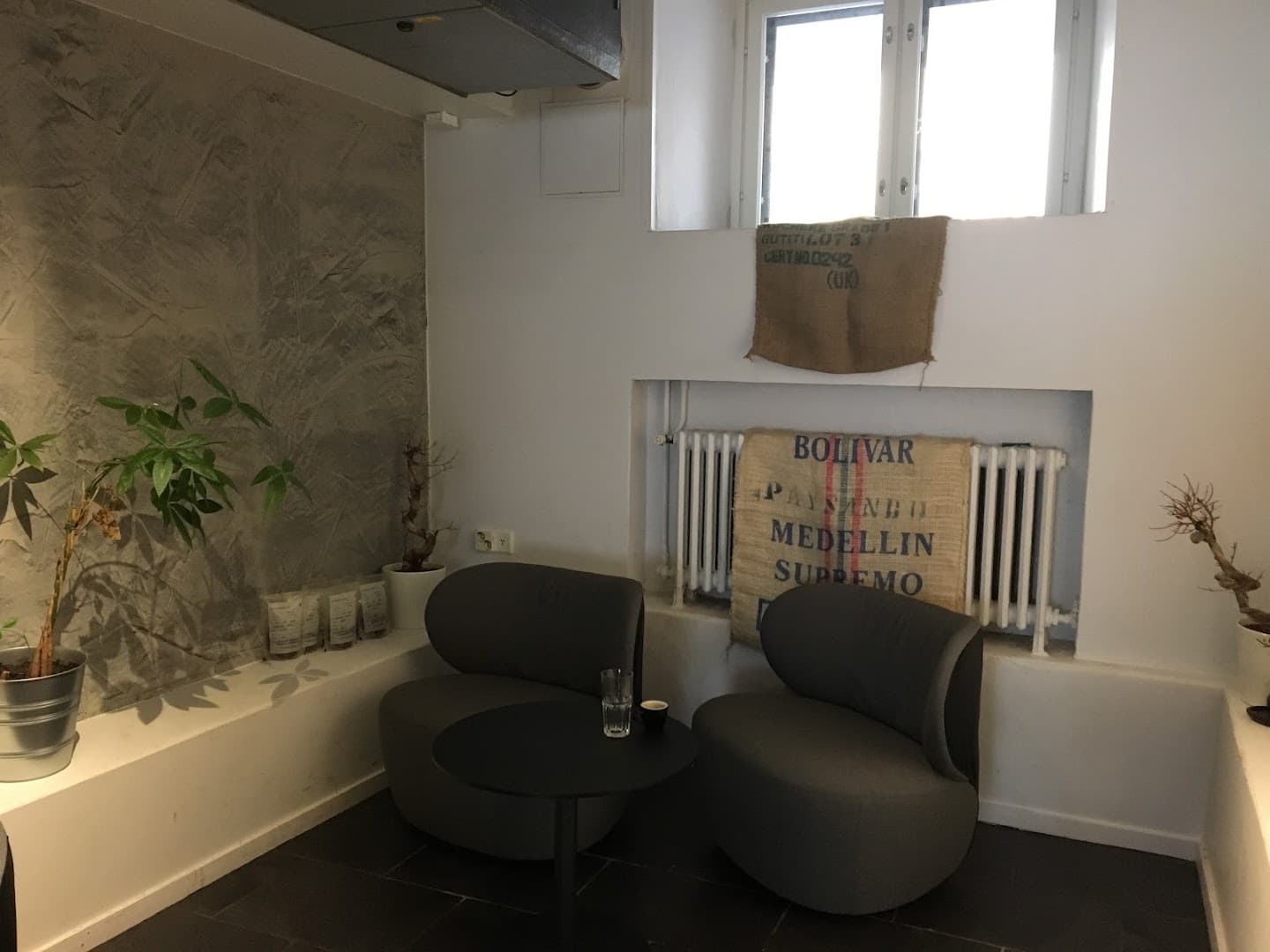 Interior of Artisan Roastery & Café, specialty coffee shop in Helsinki