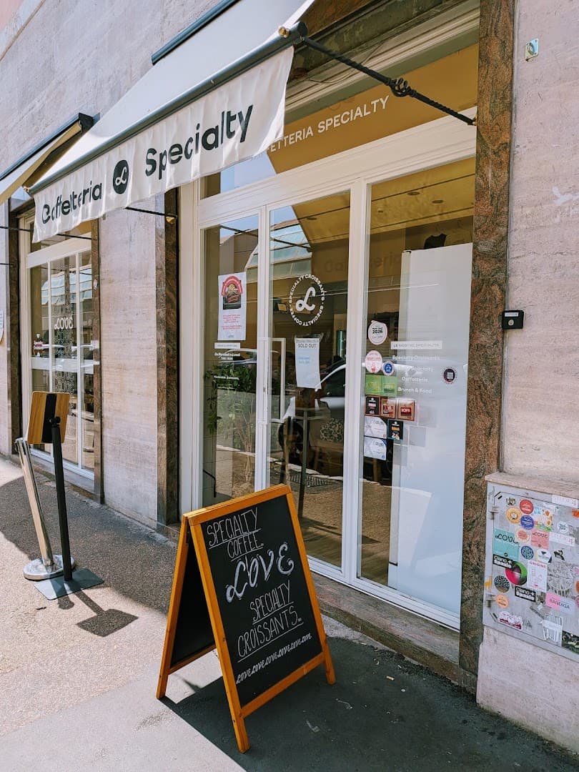 Storefront of Love - Specialty Croissants, specialty coffee shop in Rome
