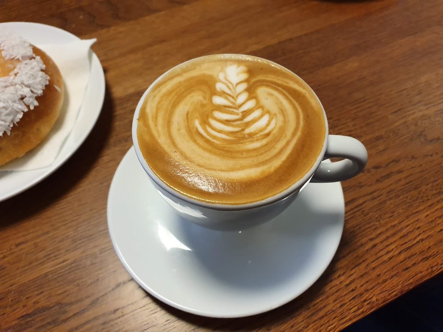 Coffee at Stockfleths, specialty coffee shop in Oslo