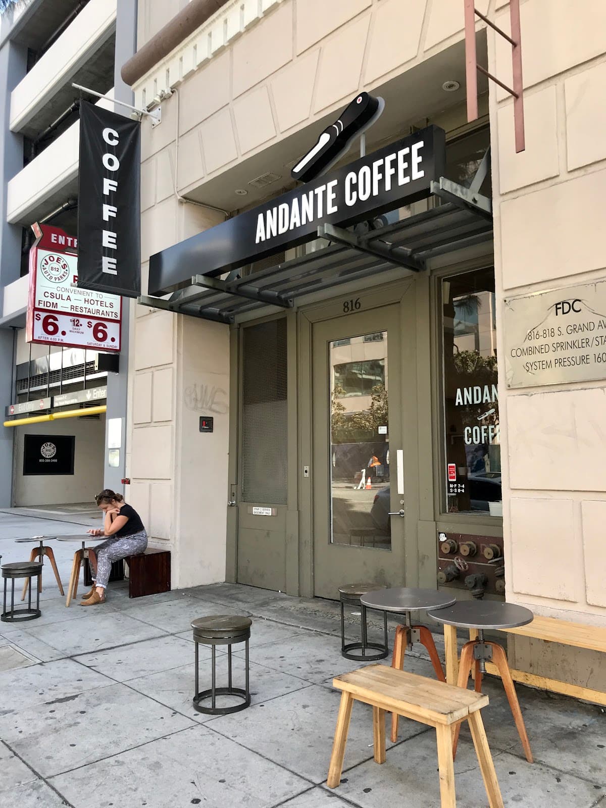 Andante Coffee - specialty coffee shop in Downtown Los Angeles