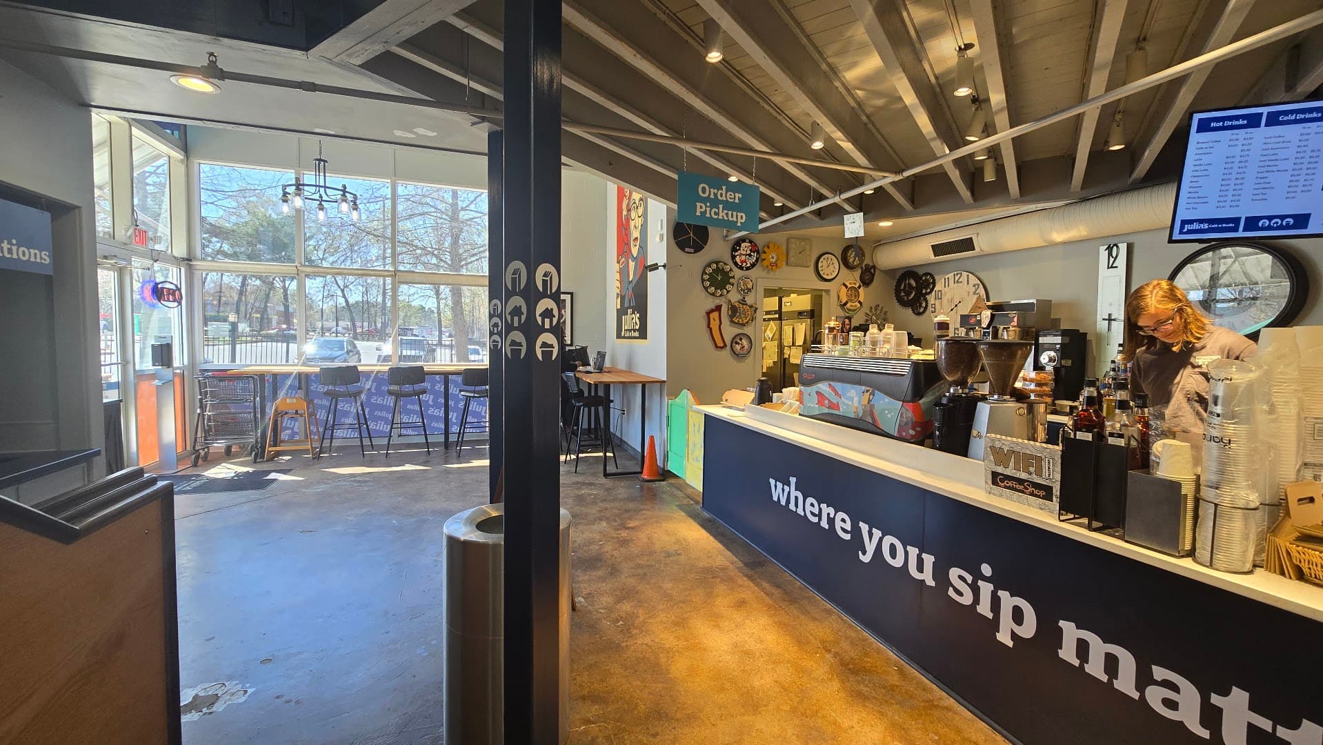 Julia's Cafe & Books - specialty coffee shop in Charlotte