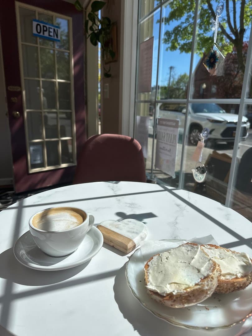 Coffee at Collier’s Cafe, specialty coffee shop in Rochester