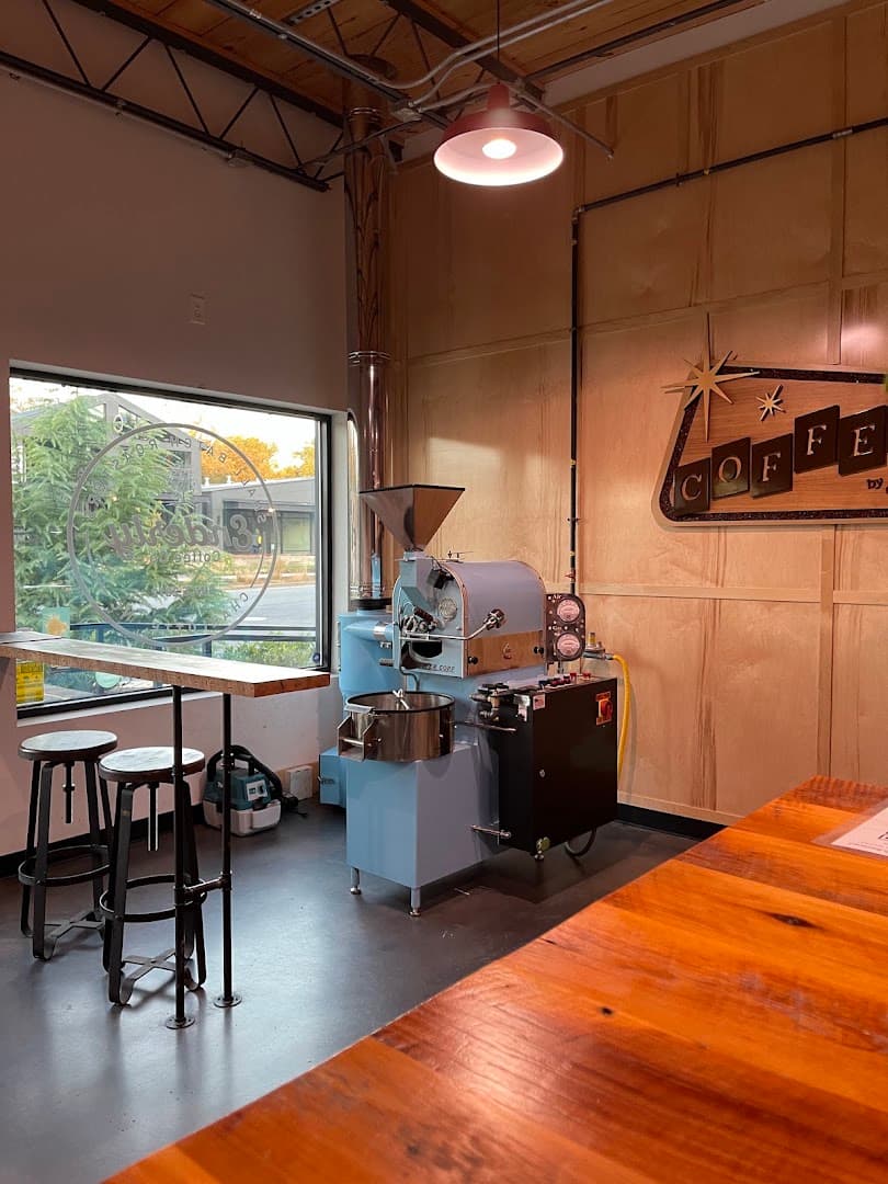 Interior of Enderly Coffee Co. Cafe & Coffee Roaster, specialty coffee shop in Charlotte